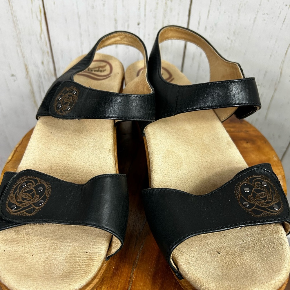Dansko® Women's Sonnet Sandals - Black - Size 41 - Picture 8 of 9